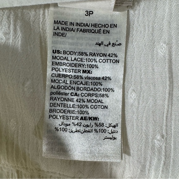 Chico’s Lace Swiss Dot Colorful Embroidered Boho Top - Picture 10 of 11